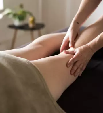 Massage des jambes au cabinet HIWBI
